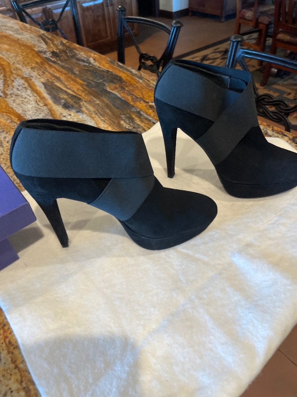 Stuart Weitzman Black Suede Shoes Kilgore